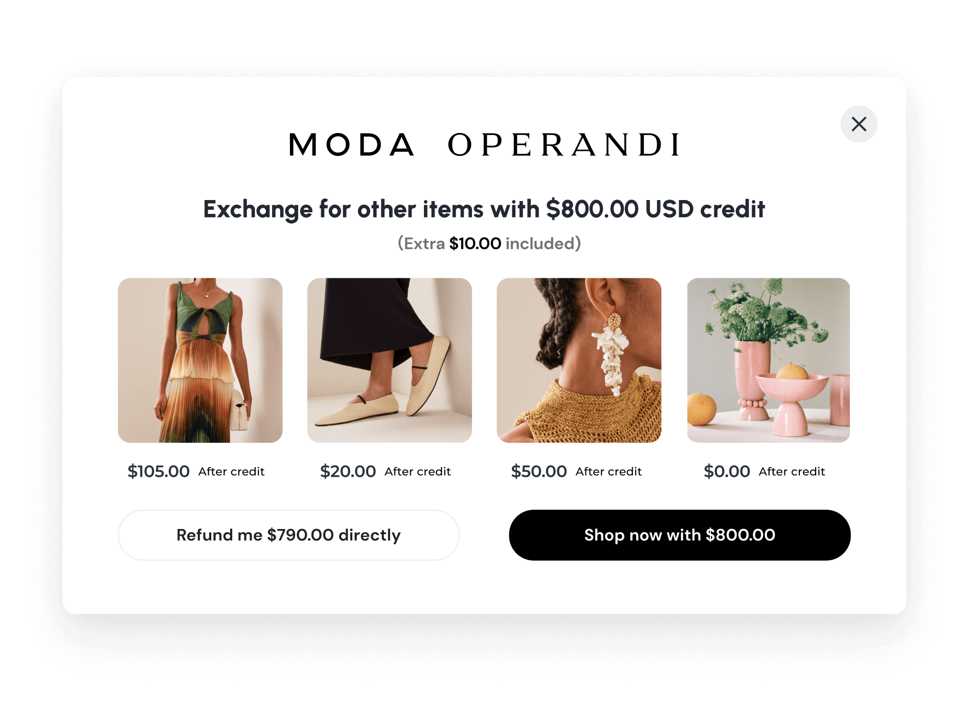 simplify returns and encourage exchanges